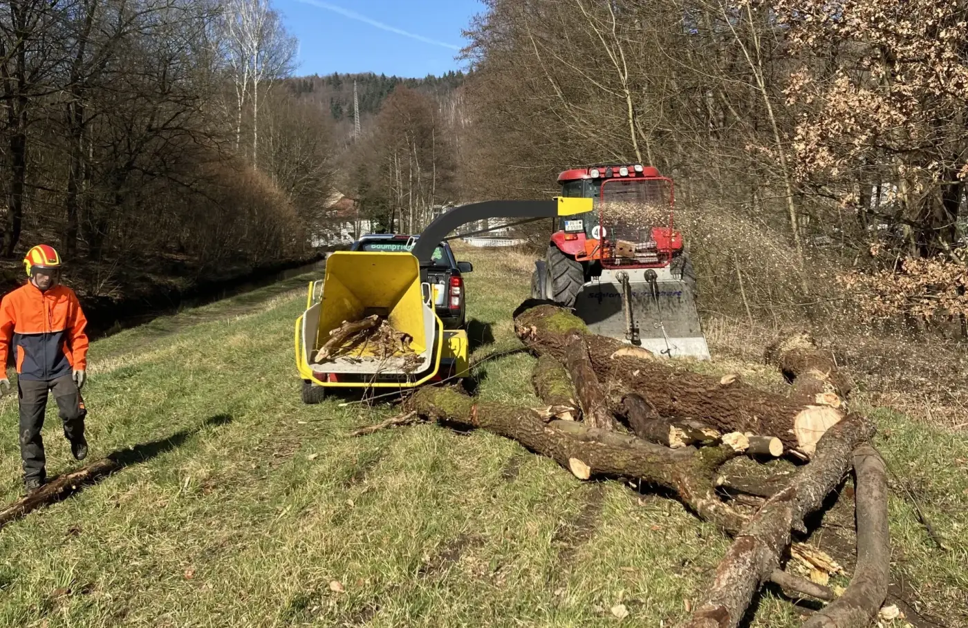 Häckselarbeiten